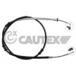 CAUTEX 761054 - Tirette à câble, frein de stationnement arrière droit