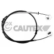 CAUTEX 761060 - Tirette à câble, frein de stationnement