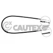 CAUTEX 761077 - Tirette à câble, frein de stationnement