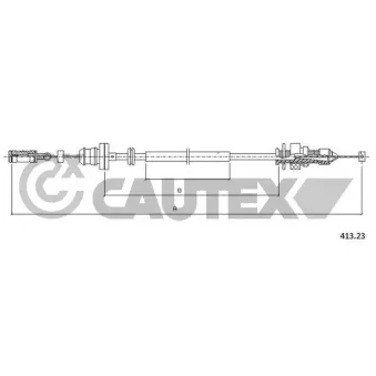 CAUTEX 761197 - Câble d'accélération