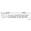 CAUTEX 761233 - Tirette de capot moteur