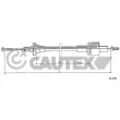 CAUTEX 761269 - Tirette à câble, commande d'embrayage