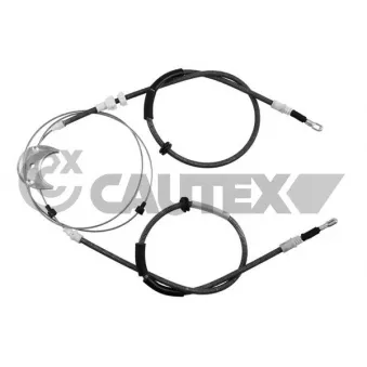 Tirette à câble, frein de stationnement CAUTEX 761392