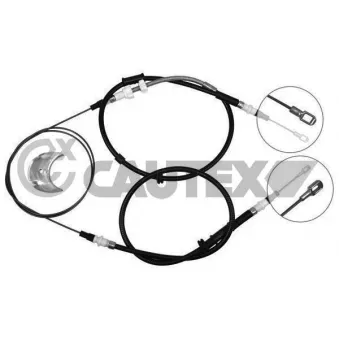 Tirette à câble, frein de stationnement CAUTEX 761409