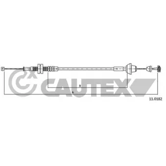 CAUTEX 761491 - Câble d'accélération