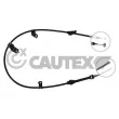 CAUTEX 761521 - Tirette à câble, frein de stationnement