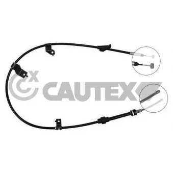 CAUTEX 761521 - Tirette à câble, frein de stationnement