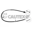 CAUTEX 761550 - Tirette à câble, frein de stationnement