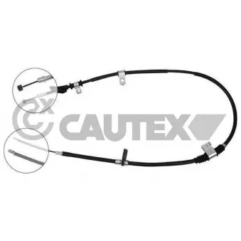 CAUTEX 761551 - Tirette à câble, frein de stationnement