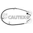 CAUTEX 761562 - Tirette à câble, frein de stationnement