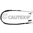 CAUTEX 761655 - Tirette à câble, frein de stationnement