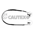 CAUTEX 761656 - Tirette à câble, frein de stationnement
