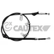 CAUTEX 761716 - Tirette à câble, frein de stationnement