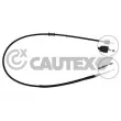 CAUTEX 761720 - Tirette à câble, frein de stationnement