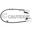 CAUTEX 761733 - Tirette à câble, frein de stationnement