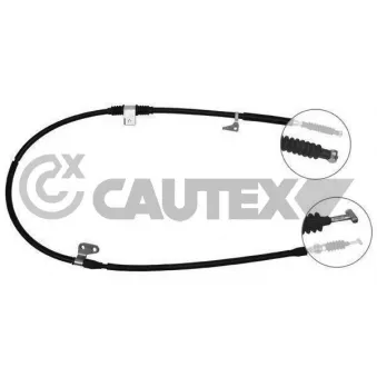 CAUTEX 761733 - Tirette à câble, frein de stationnement