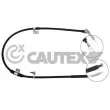 Tirette à câble, frein de stationnement CAUTEX [761736]