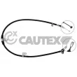 CAUTEX 761737 - Tirette à câble, frein de stationnement