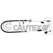 CAUTEX 761739 - Tirette à câble, frein de stationnement