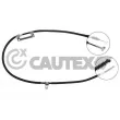 CAUTEX 761753 - Tirette à câble, frein de stationnement