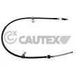 CAUTEX 761793 - Tirette à câble, frein de stationnement