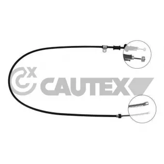 Tirette à câble, frein de stationnement CAUTEX OEM MB950336