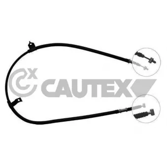 CAUTEX 761797 - Tirette à câble, frein de stationnement