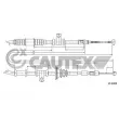 Tirette à câble, frein de stationnement CAUTEX [761802]