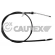 CAUTEX 761805 - Tirette à câble, frein de stationnement