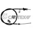CAUTEX 761809 - Tirette à câble, frein de stationnement