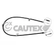 CAUTEX 761840 - Tirette à câble, frein de stationnement
