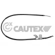 CAUTEX 761849 - Tirette à câble, frein de stationnement