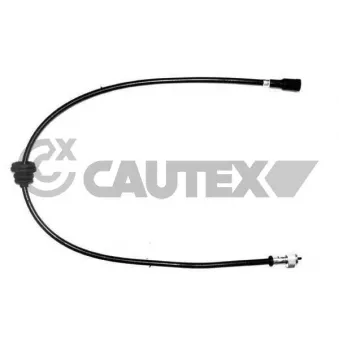 Câble flexible de commande de compteur CAUTEX OEM 1268214