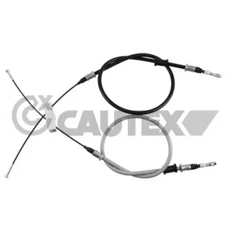 Tirette à câble, frein de stationnement CAUTEX 761994