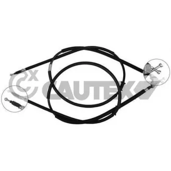Tirette à câble, frein de stationnement CAUTEX OEM 522030