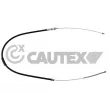 CAUTEX 762160 - Tirette à câble, frein de stationnement