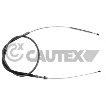 Tirette à câble, frein de stationnement CAUTEX 762195
