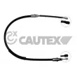 CAUTEX 762215 - Tirette à câble, frein de stationnement