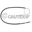 CAUTEX 762222 - Tirette à câble, frein de stationnement