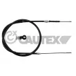 CAUTEX 762543 - Tirette à câble, frein de stationnement