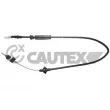 Tirette à câble, commande d'embrayage CAUTEX [762562]