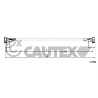 CAUTEX 762608 - Câble flexible de commande de compteur