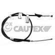 Tirette à câble, frein de stationnement CAUTEX [762630]