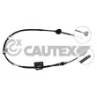 CAUTEX 762671 - Tirette à câble, frein de stationnement