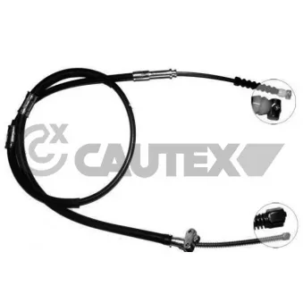 CAUTEX 762733 - Tirette à câble, frein de stationnement