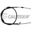 CAUTEX 762758 - Tirette à câble, frein de stationnement