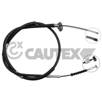 CAUTEX 762766 - Tirette à câble, frein de stationnement