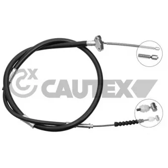 CAUTEX 762767 - Tirette à câble, frein de stationnement