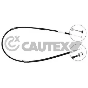 Tirette à câble, frein de stationnement CAUTEX 762771
