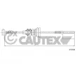 CAUTEX 762805 - Tirette à câble, frein de stationnement